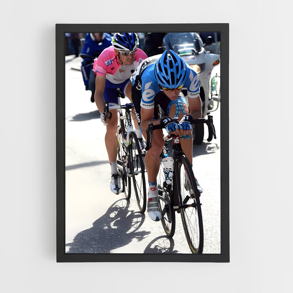 Poster Pédale en Liberté – affiche Cyclisme (vue 2)